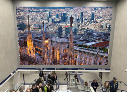 stampa verticale metro