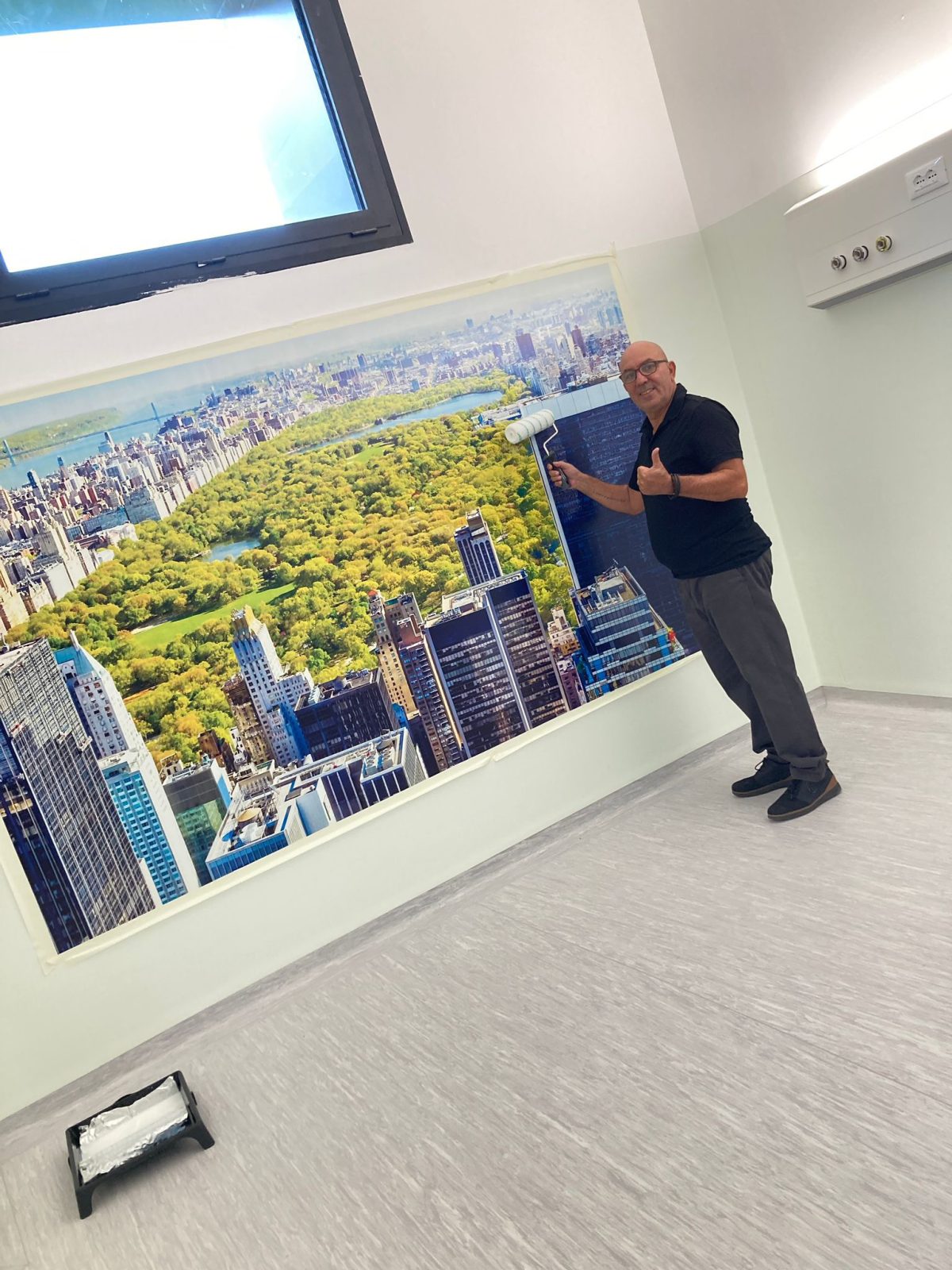 manutenzione stampe muro